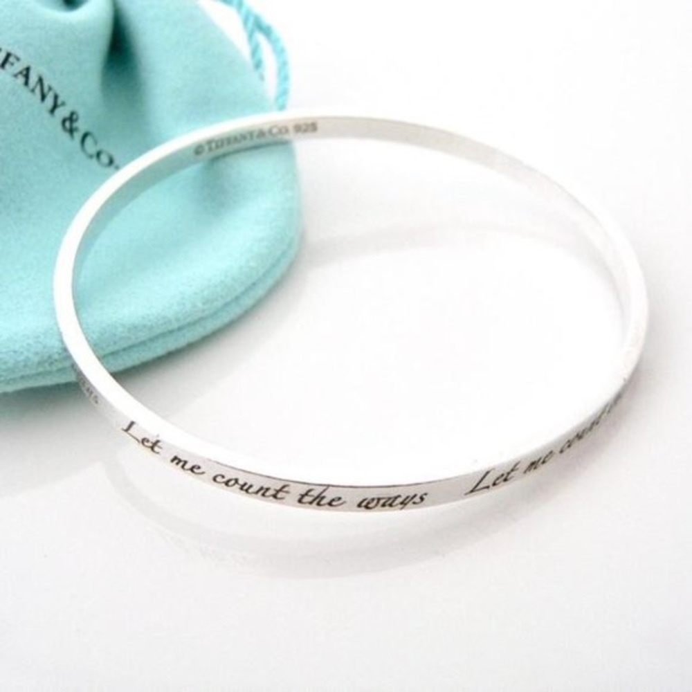 Authentic Tiffany & co let me count bangle